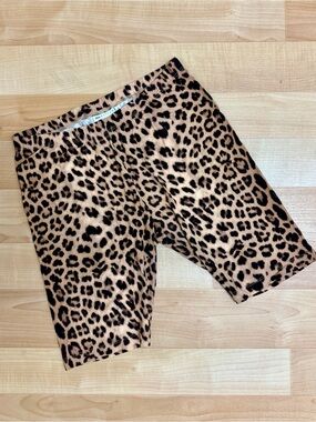 ASOS Design Leopard Print Biker Shorts Size 8 US